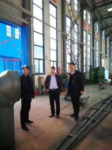 熱烈歡迎城關鎮尚旭敏書記、張天林鎮長來我廠視察工作！