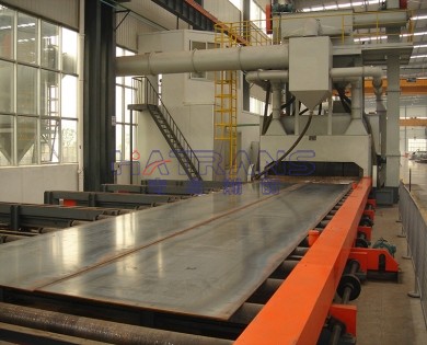 HQ69系列钢板型材抛丸清理机